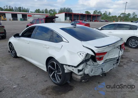 2022 Honda Accord Sport z USA, uszkodzony, nr VIN 1HGCV1F37NA113565